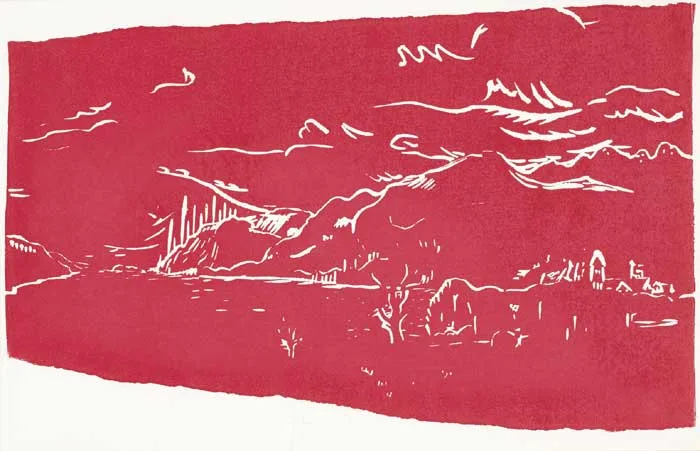 THE ABBEY by Barry Flanagan, 1976, relief print on paper (artist's proof), offered May 2010