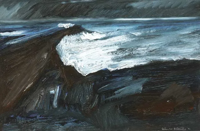 FILLING TIDE by Seán McSweeney, 1993, oil on board, offered May 2010
