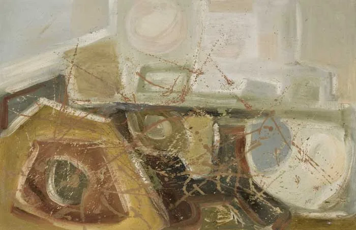 LANDSCAPE by Anita Shelbourne, oil on canvas, sold May 2010