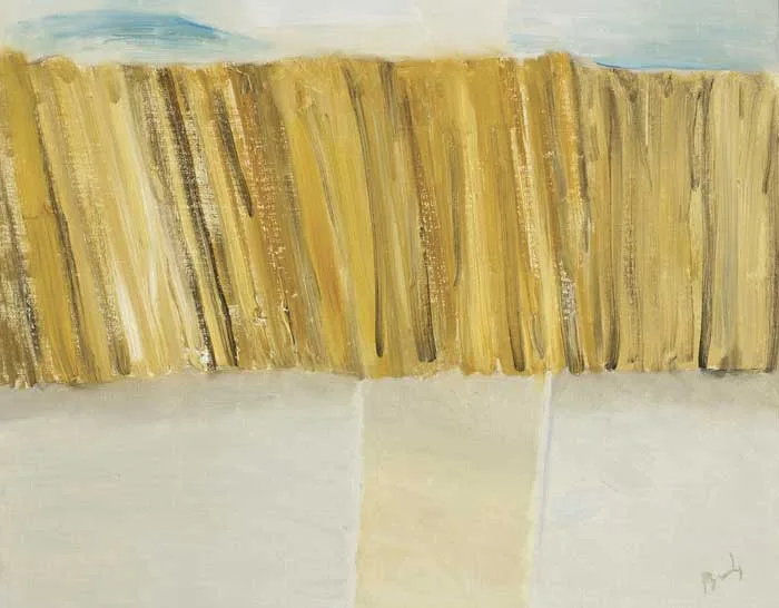 FARM BUILDING by Charles Brady, 1994, oil on linen, sold May 2010