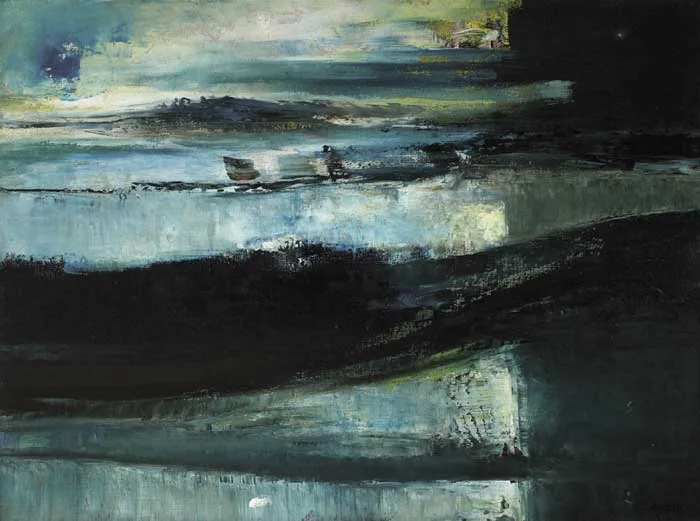 DAY INTO NIGHT by Daniel O'Neill, oil on canvas, sold May 2010