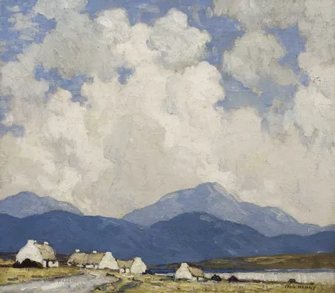 Paul Henry, THE TURN OF THE ROAD, c.1940-41, oil on canvas