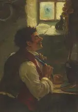 Erskine Nicol, MAN TYING HIS NECKERCHIEF