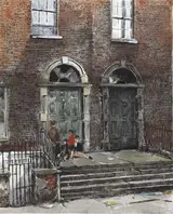 Flora Mitchell, DOORWAYS IN BRIDE STREET, DUBLIN