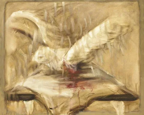 Eoin Llewellyn, A BIRD FOR GOYA, oil on canvas
