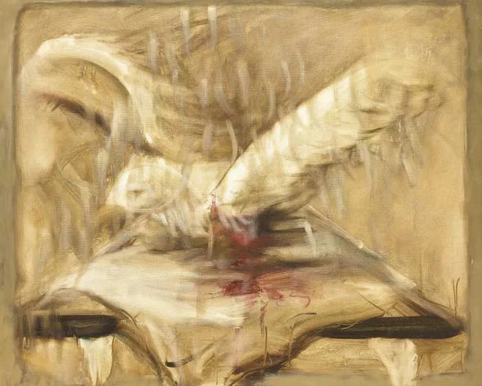 Eoin Llewellyn, A BIRD FOR GOYA, oil on canvas