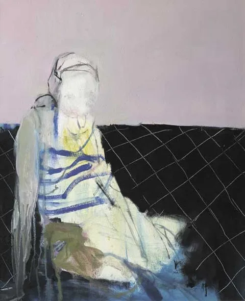 MISSING SENTIMENT by Marty Kelly, oil on canvas, sold May 2010
