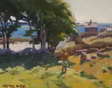 Desmond Hickey, ARTIST SKETCHING - THE APPLE HOUSE