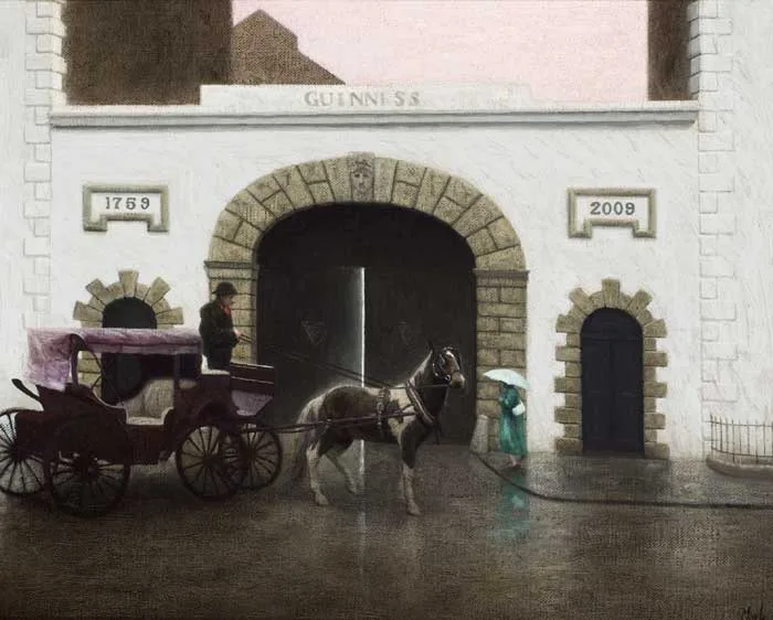 GUINNESS - 250TH ANNIVERSARY by Stuart Morle, oil on canvas, offered Mar 2010
