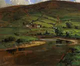James Humbert Craig, RIVER IN THE AUTUMN GLENS