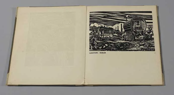 12 WOODCUTS by Harry Kernoff, limited edition book, sold Mar 2010