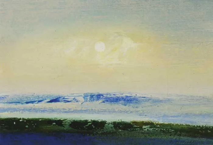 MORNING LIGHT by Daniel O'Neill, oil on board, offered Mar 2010