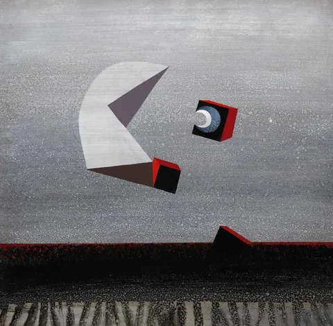 Colin Middleton, U.F.O.'s, oil on board