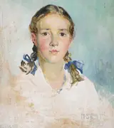 Mary Swanzy, PORTRAIT OF MARY ST. CLAIR SWANZY TULLO, SEPTEMBER