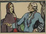 Seán O'Sullivan, GENTLEMAN AND LADY IN SHAWL c.1930s and NINE OTHER WORKS BY MAURICE MACGONIGAL AND ANOTHER HAND