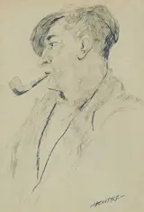James MacIntyre, MAN WITH PIPE