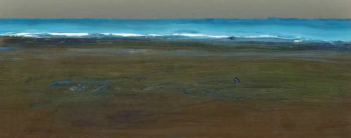LOW TIDE by Seán McSweeney, 1984, oil on board, sold Mar 2010