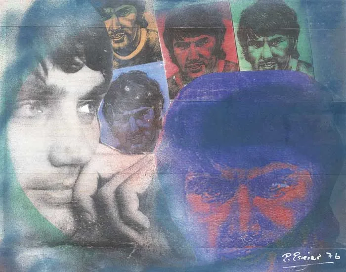 GEORGE - THE BEST by Pietro Psaier, 1976, fruitwood with hand tinted monochrome sections (no. 3 from an edition of 20), offered Mar 2010