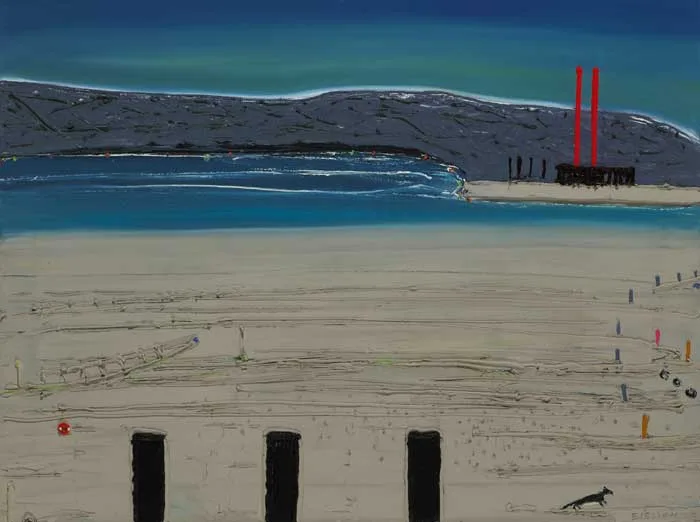 Willie Evesson, POOLBEG II, 2009, oil on canvas