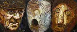 Liam O'Neill, REPRESENTATIONS OF THE HUMAN FACE, 1989 (THREE WORKS)