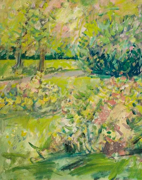 EARLY SUMMER by Robert Bottom, oil on canvas, sold Mar 2010