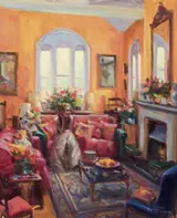 Norman Teeling, GIRL BY THE FIRESIDE