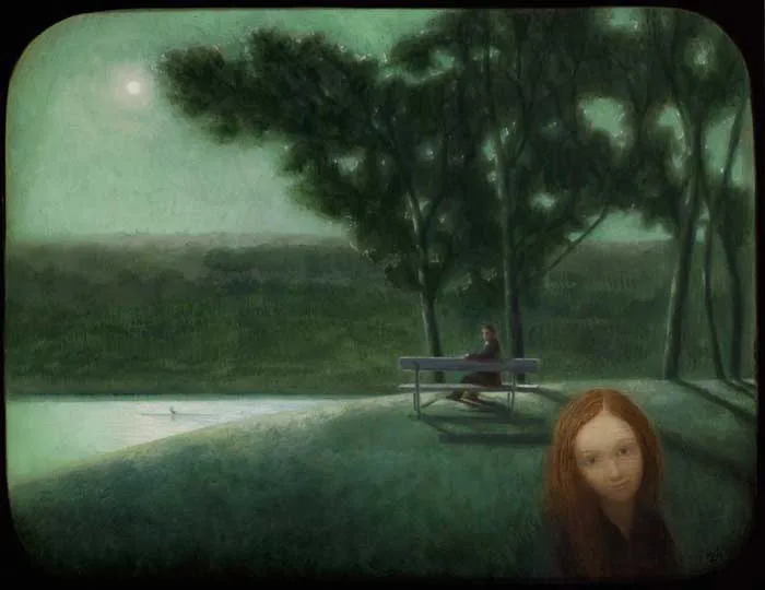 NOCTURNE, PHOENIX PARK by Stuart Morle, oil on copper, offered Mar 2010