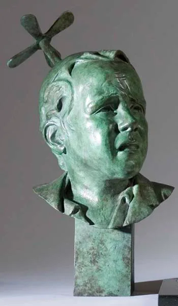 RICHARD CROSBIE by Rory Breslin, 2007, bronze (no. 2 from an edition of 6), offered Mar 2010