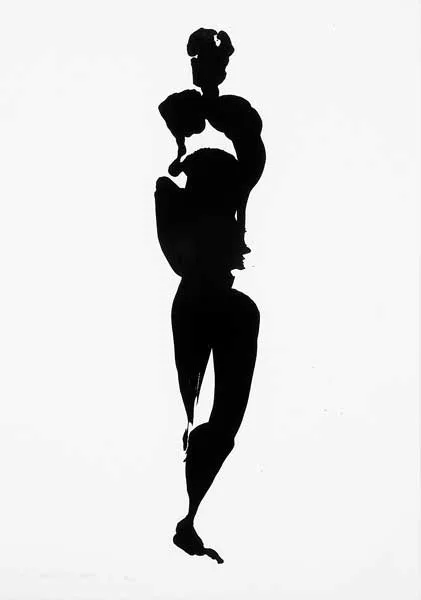 NOISIU by Louis le Brocquy, 1969, lithograph (no. 33 from an edition of 70), sold Nov 2009