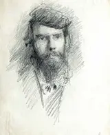 John Butler Yeats, PORTRAIT OF 'AE' GEORGE RUSSELL (1867-1935)