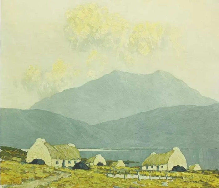 KILLARY BAY, CONNEMARA by Paul Henry, photolithographic print, offered Nov 2009