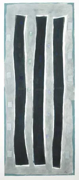 THREE SHADOWS by Tony O'Malley, carborundum with relief (no. 13 from edition of 20), offered Nov 2009