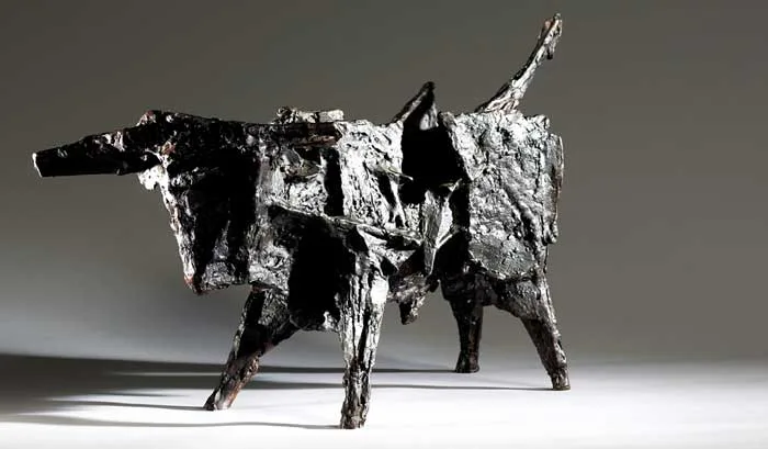 EASTER BULL by John Behan, 2005, bronze (unique), sold Nov 2009