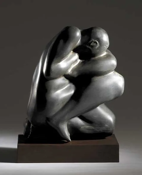 NOSTALGIA by Cynthia Moran Killeavy, stone, handcarved (unique), sold Nov 2009