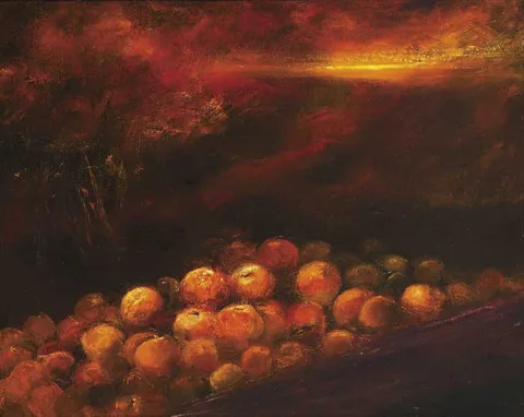 HARVEST by Jennifer Kingston, oil on canvas, sold Nov 2009