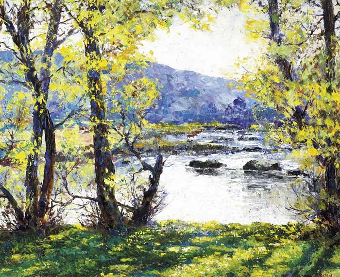 MAY DAY by Fergus O'Ryan, oil on board, offered Nov 2009
