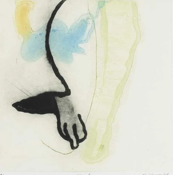 HAND by Mary Fitzgerald, carborundum and dry point (no. 2 from an edition of 7), offered Nov 2009