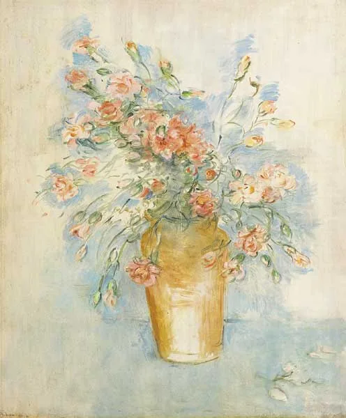 FLORAL STILL LIFE STUDY by Stella Steyn, oil on board, sold Sep 2009