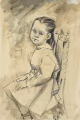 Muriel Brandt, PORTRAIT OF RUTH BRANDT, THE ARTIST'S DAUGHTER