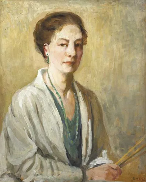 Eva Henrietta Hamilton, SELF PORTRAIT, c.1906, oil on board
