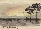 William Percy French, SUNSET SKETCH (c.1910-1920)