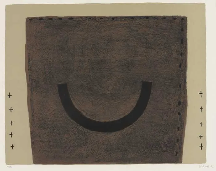 ODEON SUITE I by William Scott, 1966, lithograph (no. 32 from an edition of 75), offered Sep 2009