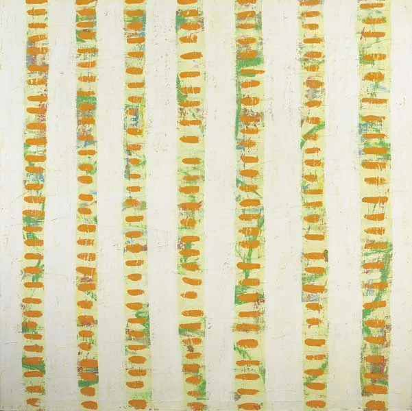 SNOW OGHAM by John Noel Smith, 1998, oil on canvas, sold Sep 2009