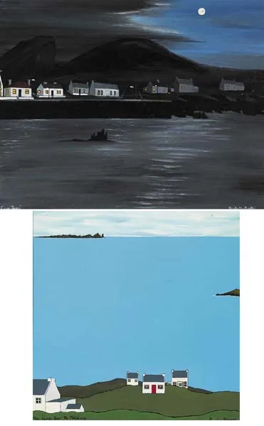 CUAN THORAI (TORY HARBOUR) by Patsy Dan Rodgers, oil on board, sold Sep 2009