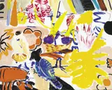 Elizabeth Cope, BIRDS, LOBSTER AND HYACINTHS