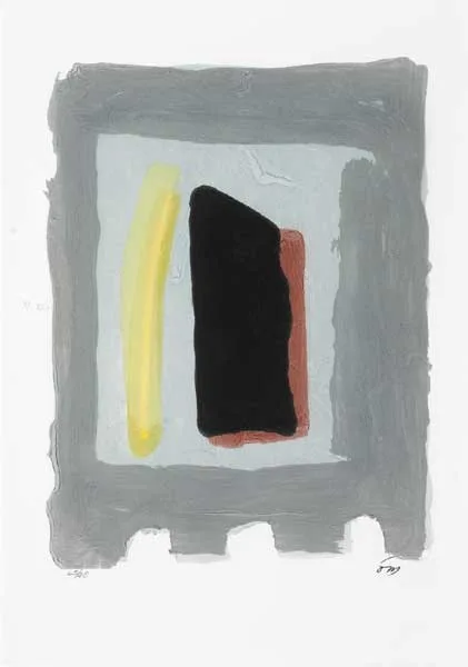 ORZOLA by Tony O'Malley, carborundum print (no. 25 from an edition of 40), sold Sep 2009