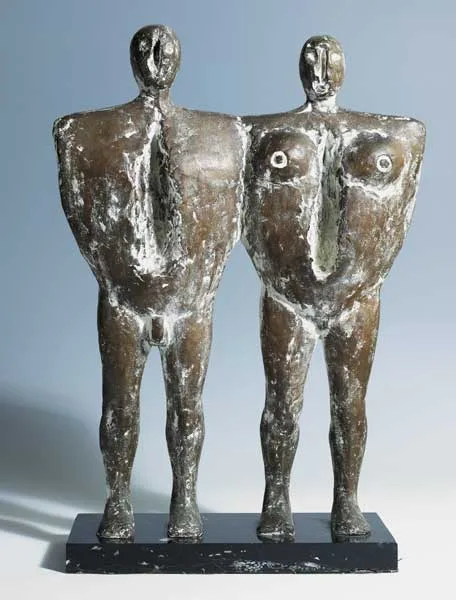 VICTIMS by John Behan, bronze on marble base; edition of 6, offered Sep 2009