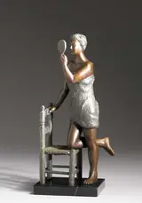 Cynthia Moran Killeavy, GIRL LOOKING IN A MIRROR