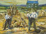 Liam O'Neill, HAYMAKING NEAR THE OLD PLACE