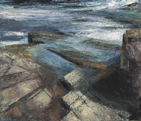 Donald Teskey, POOLS AND SHADOWS, 2006, oil on canvas